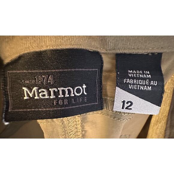 Marmot‎ Pants Women’s Sz 12 XL Tan Rollup Convertible Lightweight Outdoor Hiking - Picture 7 of 16
